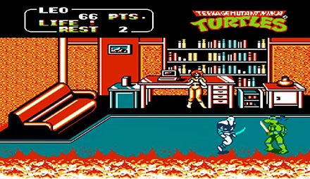 video games 1990 tmnt nes